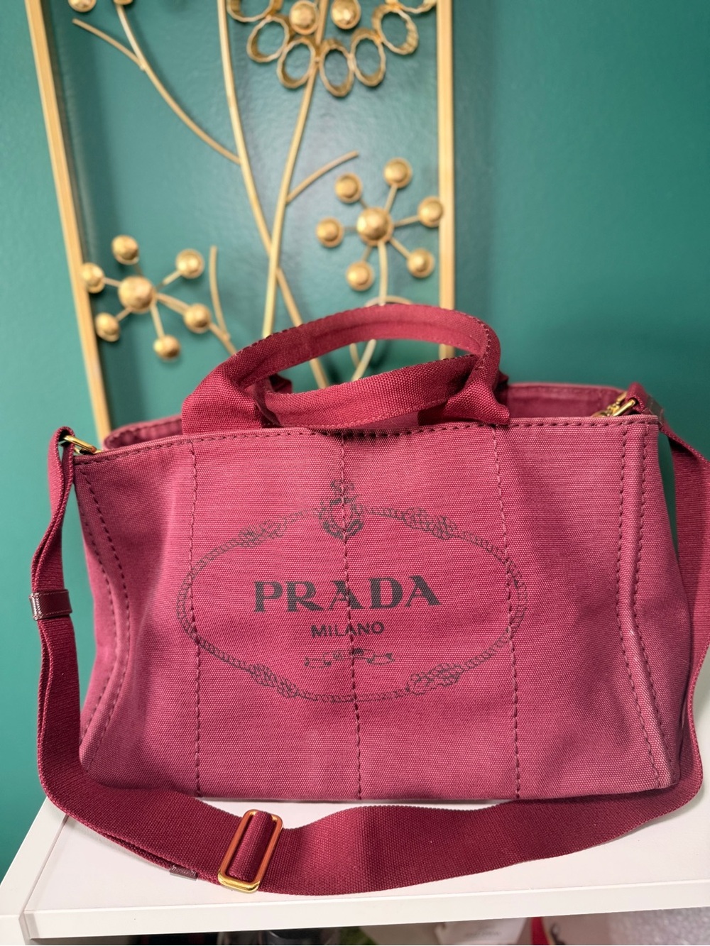 Prada Canapa Tote